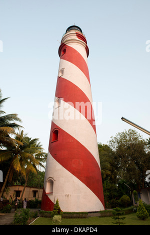 Lighthouse, Kollam. Kerala, India Stock Photo