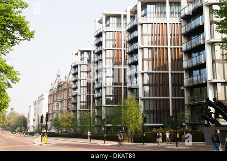 One Hyde Park luxury housing development London Stock Photo