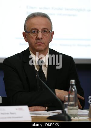 Berlin, Germany. 4th Dec, 2013. Vodafone foundation and foundation Mercator press conference in Berlin on the subject ''Study image education, migration and environment.'' / Picture: Erol Celik, in Berlin, on December 4, 2013.Photo: Reynaldo Paganelli/NurPhoto © Reynaldo Paganelli/NurPhoto/ZUMAPRESS.com/Alamy Live News Stock Photo