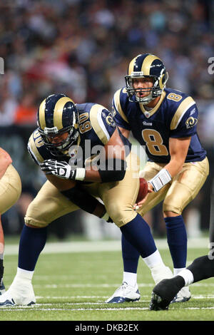 Oct. 2, 2011 - Saint Louis, Missouri, U.S - St. Louis Rams center Jason  Brown (60) takes to the field prior to the NFL game between the Washington  Redskins and the St.