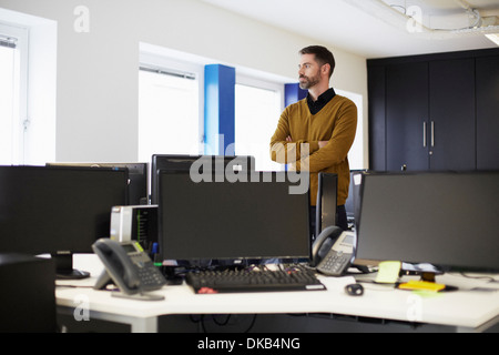 Casual businessman in office Stock Photo