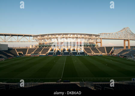 Sept. 29, 2011 - Chester, Pennsylvania, U.S - PPL Park home of the Philadelphia Union. In a  game is being  being played at PPL Park in Chester, Pennsylvania the Philadelphia Union defeated the D.C. United 3-2 (Credit Image: © Mike McAtee/Southcreek/ZUMAPRESS.com) Stock Photo