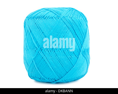 ball of yarn isolated on white background Stock Photo