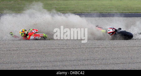 Oct. 1, 2011 - Motegi, Japan - VALENTINO ROSSI of Italy and Ducati Team in  action during the third free practice for the MotoGP World Championship  Grand Prix of Japan at Twin