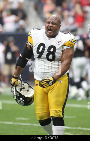 Pittsburgh Steelers defensive tackle Casey Hampton (98) during the first  half of an NFL football game against the Baltimore Ravens, Sunday, Dec. 5,  2010, in Baltimore. (AP Photo/Gail Burton Stock Photo - Alamy