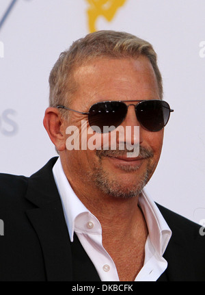 Kevin Costner 64th Annual Primetime Emmy Awards held at Nokia Theatre L.A Live - Arrivals Los Angeles California - 23.09.12 Stock Photo