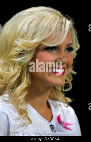 Oct. 02, 2011 - Saint Louis, Missouri, U.S -   Rams cheerleader during the NFL game between the Saint Louis Rams and the Washington Redskins at the Edward Jones Dome in St. Louis, Missouri. The Redskins defeated the Rams 17-10. (Credit Image: © Jimmy Simmons/Southcreek/ZUMAPRESS.com) Stock Photo