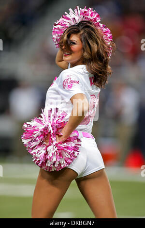 Oct. 02, 2011 - Saint Louis, Missouri, U.S -  Rams cheerleader during the NFL game between the Saint Louis Rams and the Washington Redskins at the Edward Jones Dome in St. Louis, Missouri. The Redskins defeated the Rams 17-10. (Credit Image: © Jimmy Simmons/Southcreek/ZUMAPRESS.com) Stock Photo