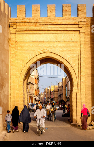 Entrance Gate to The Medina (Old City), Taroudant, Morocco Stock Photo