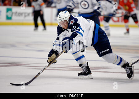 Winnipeg Jets center Kyle Wellwood (13) in action during the third ...