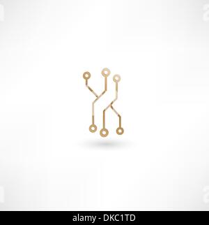 Chip Icon Stock Vector