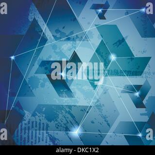 abstract illuminated vector background Stock Vector