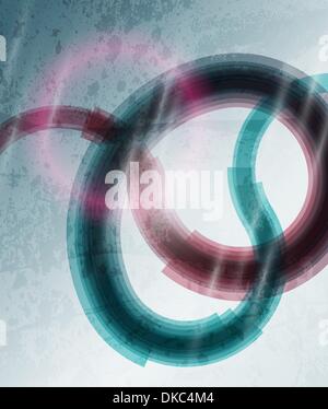 abstract vector circular background Stock Vector