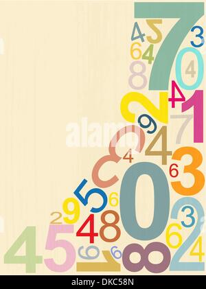 background numbers Stock Vector