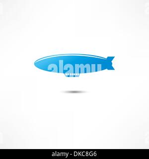 Airship Icon Stock Vector