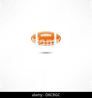 American Football icon Stock Vector