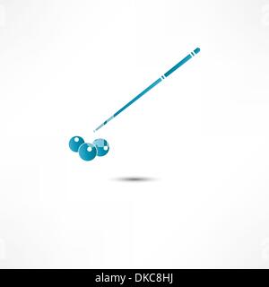 Billiards Icon Stock Vector