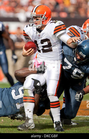 Seattle Seahawks defensive end Anthony Hargrove (94) celebrates after  sacking Chicago Bears quarterback Caleb Hanie in the first half of an NFL  football game in Chicago, Sunday, Dec. 18, 2011. (AP Photo/Charles