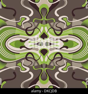 Abstraction from the twisted forms Stock Vector