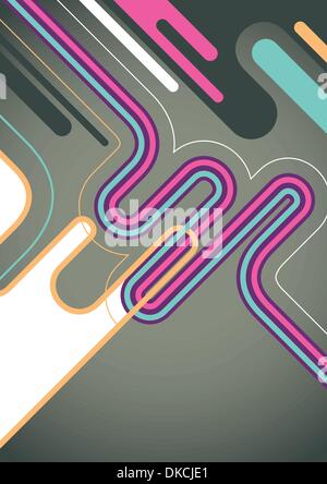 Artistic retro layout Stock Vector