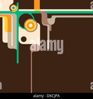 Designed abstraction Stock Vector