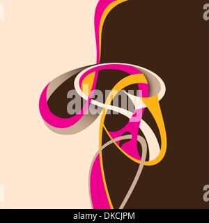 Designed modern abstraction Stock Vector