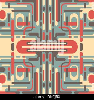 Illustration of retro abstraction Stock Vector