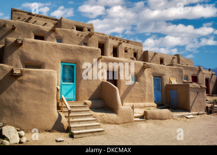 Dwelling structures in Pueblo de Taos. Taos, New Mexico Stock Photo