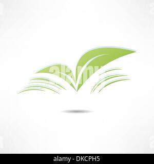 Leaf nature icons Stock Vector