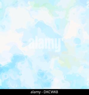 Grunge paint textured background with light and dark green brushstrokes Stock Vector