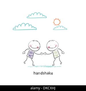 handshake Stock Vector