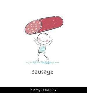 Sausages Stock Vector