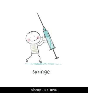 syringe icon Stock Vector