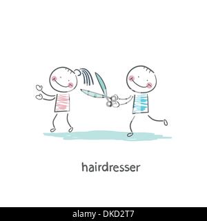 barber Stock Vector
