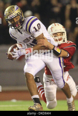 Oct. 13, 2011 - Davenport, Iowa, U.S. - Muscatine quarterback Austin ...