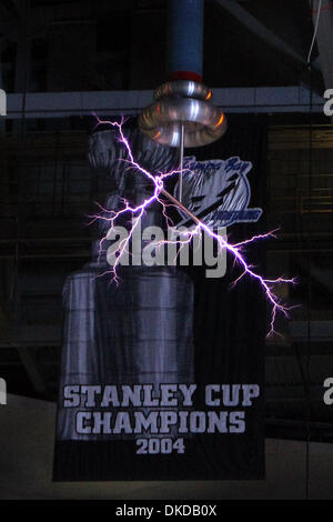 Tampa Bay Lightning: Stanley Championship Banner - NHL Removable Wall Adhesive Wall Decal Giant Cup 43W x 42H