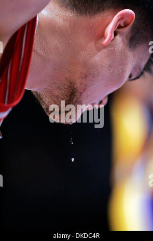 Dec 16, 2006; Los Angeles, CA, USA; YAO MING #11 of the Houston Rockets reacts during a basketball game against Los Angeles Lakers in Los Angeles, Friday, Dec. 15, 2006. Kobe Bryant scored 53 points as the Lakers won in double-overtime, 112-101. Mandatory Credit: Photo by Ringo Chiu/ZUMA Press. (©) Copyright 2006 by Ringo Chiu Stock Photo