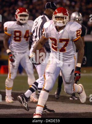 Kansas City Chiefs' Larry Johnson, shown January 11, 2006