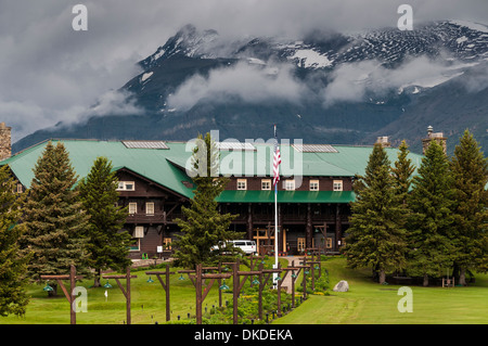 Glacier Park Lodge, East Glacier Park, Montana. Stock Photo