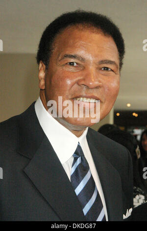 Jan 17, 2007; New York, NY, USA; Former Heavyweight World Champion boxer MUHAMMAD ALI (Born Cassius Marcellus Clay, Jr. on Jan 17, 1942) turned 65 today. PICTURED: Sep 21, 2004. Boxing lengend MUHAMMAD ALI  at the ringing of the Peace Bell for the opening of 59th session of the United Nations General Assembly held at UN Headquarters in New York. Mandatory Credit: Photo by Nancy Kas Stock Photo
