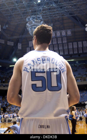 Feb 21, 2007 - Chapel Hill, NC, USA - NCAA College Basketball Carolina Tarheels TYLER HANSBROUGH as the Carolina Tarheels beat the North Carolina State Wolfpack with a final score of 83-64 as they played in the Dean Smith Center located on the campus of The University of North Carolina. (Credit Image: © Jason Moore/ZUMA Press) Stock Photo