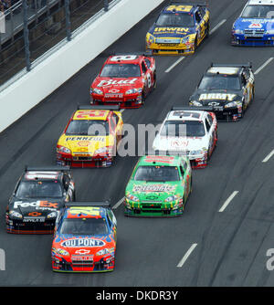 Apr 01, 2007 - Martinsville, VA, USA - Driver JEFF GORDON driver of the Dupont Chevrolet  leads the pack at the Goody's Cool Orange 500 Nextel race at the Martinsville Speedway. (Credit Image: © Jason Moore/ZUMA Press) Stock Photo