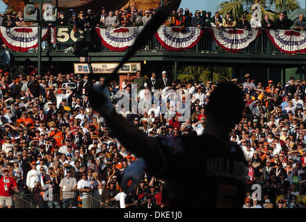 July 9th, 2007 - San Francisco, CA, USA - Colorado Rockies Matt Holliday competes in the All-Star Home Run Derby at AT&T Park in San Francisco on July 9, 2007.(Credit Image: © Sean Connelley/The Oakland Tribune/ZUMA Press) Stock Photo