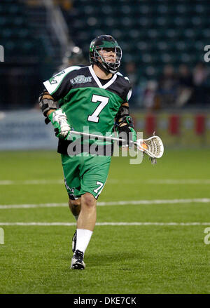 July 14, 2007: Long Island Lizards Mark Millon (#19) in action against the  Rochester Rattlers.In a key Major League Lacrosse (MLL) Eastern Conference  game, the Rochester Rattlers defeated the Long Island Lizards