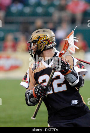 Mll Rochester Rattlers July 27, 2007: MLL - Rochester Rattler defender Brodie Merrill (#17) in ...