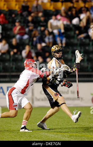 Mll Rochester Rattlers July 27, 2007: MLL - Rochester Rattler Colin Doyle (#77) looks to the ...