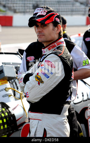 Jeff Gordon during qualifying for the NASCAR Sprint Cup Series race ...