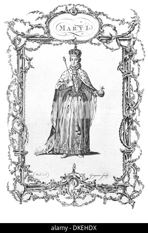 Mary I Queen of England Stock Photo