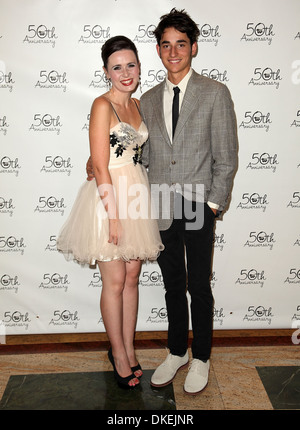 Molly Reynolds and Joey Jenning Theatre West 50th Anniversary Gala at Taglyan Cultural Complex Los Angeles California - Stock Photo