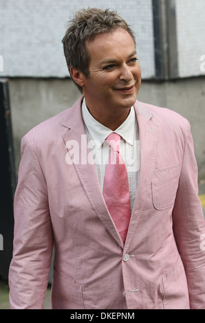 Julian Clary outside the ITV studios London, England - 11.09.12 Stock Photo